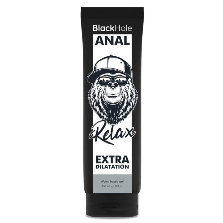 BLACK HOLE - GEL BASE D'ÁGUA DILATAÇÃO ANAL 250 ML