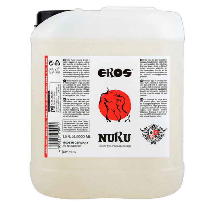 EROS - ÓLEO DE MASSAGEM NURU RICO EM MINERAL 5000 ML