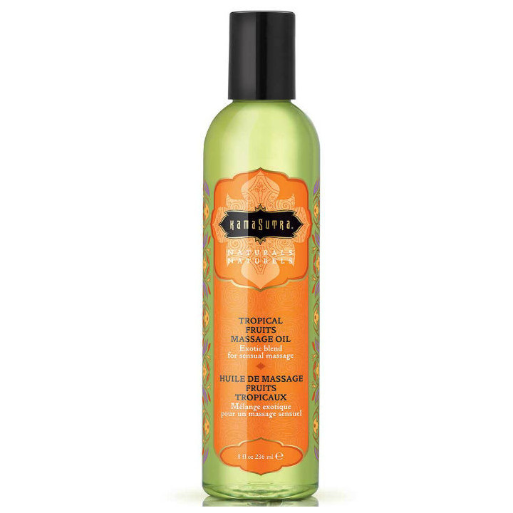 KAMASUTRA - ÓLEO DE MASSAGEM NATURALS FRUTAS TROPICAIS 236ML