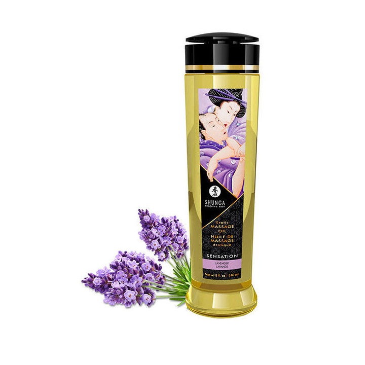 SHUNGA - ÓLEO DE MASSAGEM ERÓTICA SENSATION 240 ML