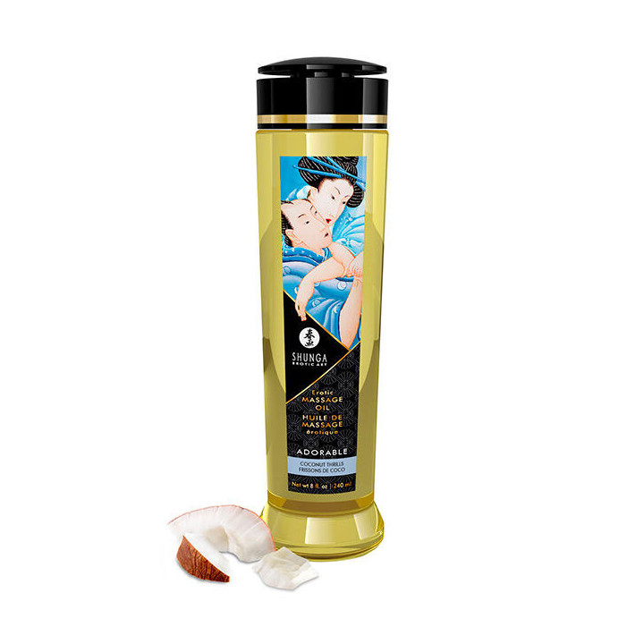 SHUNGA - ADORÁVEL ÓLEO DE MASSAGEM ERÓTICA 240 ML