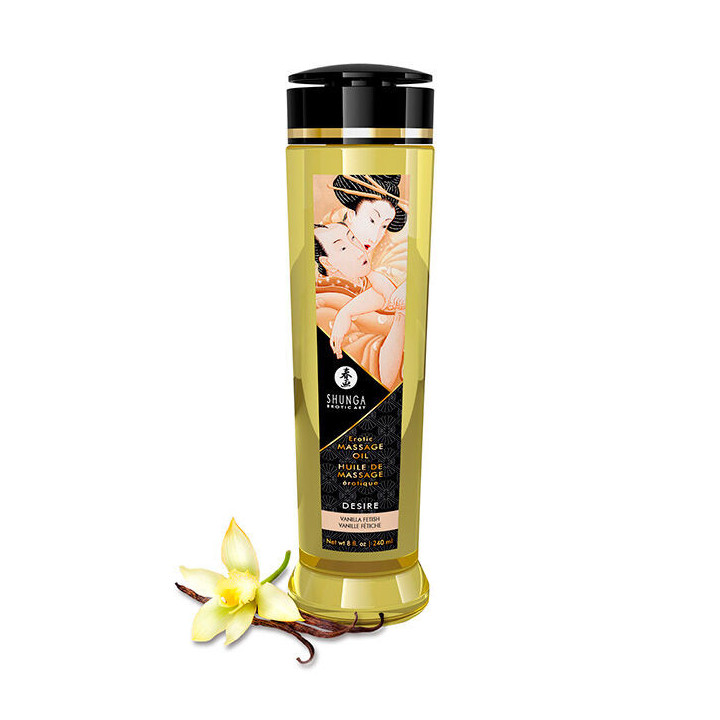 SHUNGA - ÓLEO DE MASSAGEM ERÓTICA DESIRE 240 ML