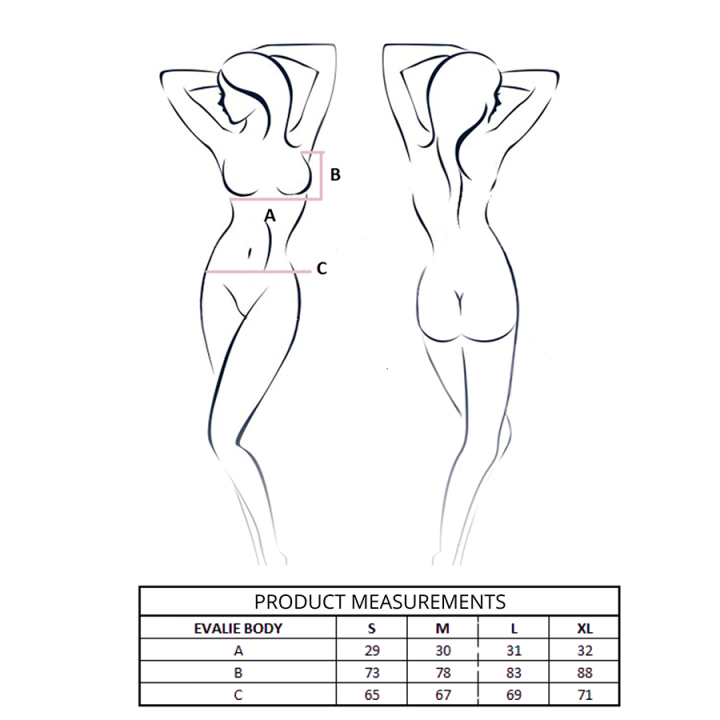 PASSION - EVALIE BODY PRETO L/XL