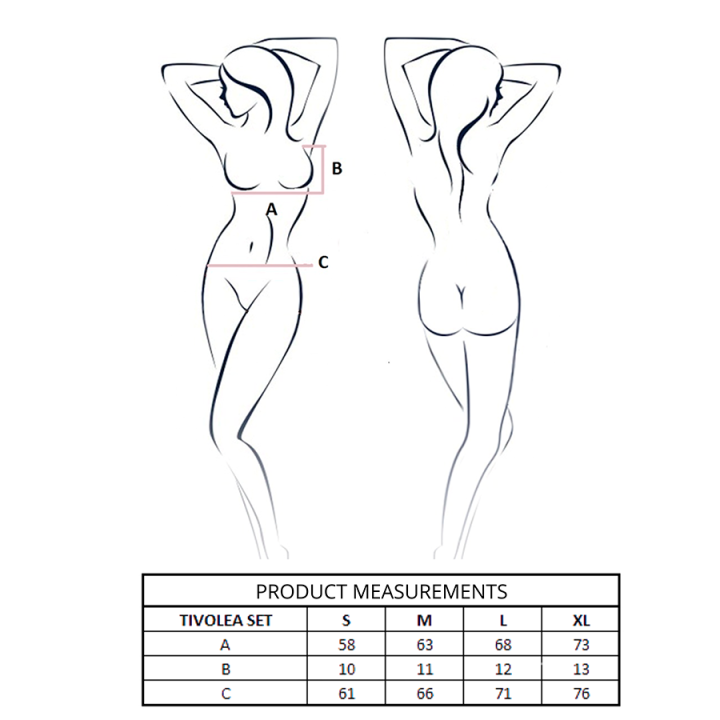 PASSION - CONJUNTO DE SUTIÃ + TANGA TIVOLEA VIOLETA L/XL