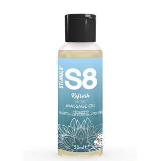 STIMUL8 - S8 REFRESH ÓLEO DE MASSAGEM ERÓTICO DE ALGODÃO 50 ML