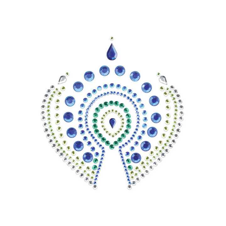 BIJOUX - INDISCRETS FLAMBOYANT AZUL E VERDE