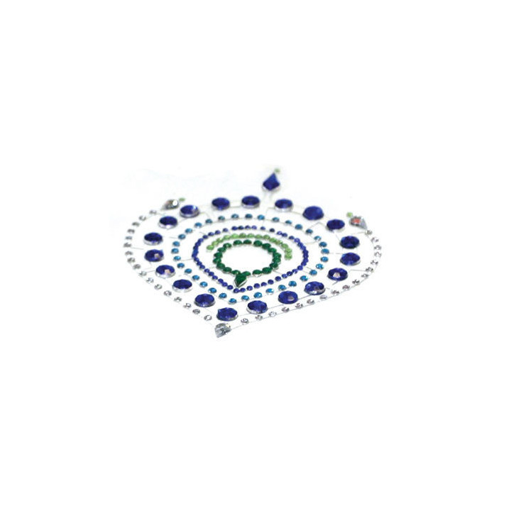 BIJOUX - INDISCRETS FLAMBOYANT AZUL E VERDE