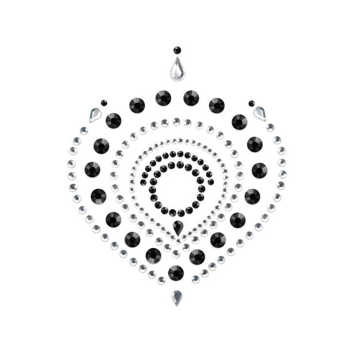 BIJOUX - INDISCRETS FLAMBOYANT PRETO & PRATA