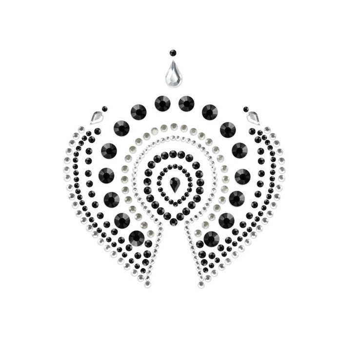 BIJOUX - INDISCRETS FLAMBOYANT PRETO & PRATA