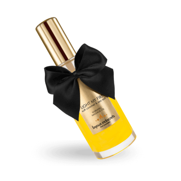 BIJOUX - ÓLEO DE MASSAGEM EFEITO CALOR AROMA CARAMELO