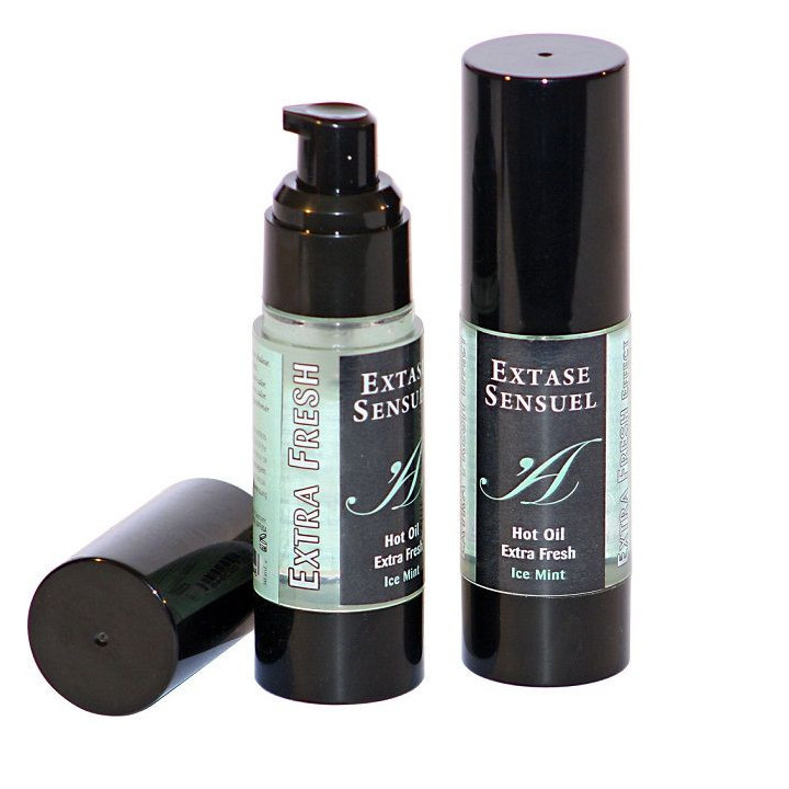 EXTASE SENSUAL - ÓLEO DE MASSAGEM COM EFEITO GELO EXTRA FRESCO 30 ML