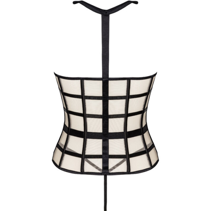 LIVCO CORSETTI FASHION - LAURA LC 20215 CORSET + TANGA S/M