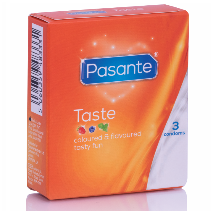 PASANTE - DE PRESERVATIVOS SABORES 3 UNIDADES