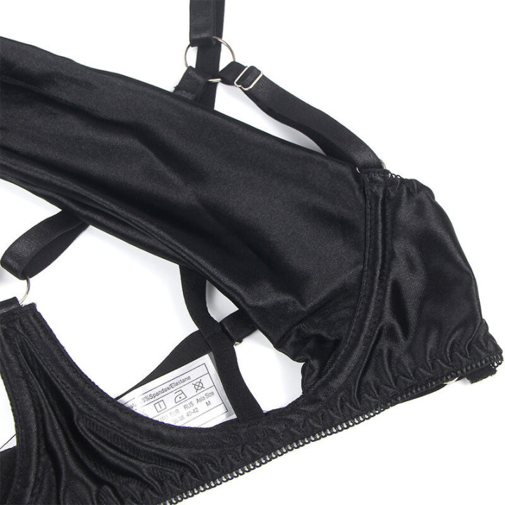 SUBBLIME - 955199 CONJUNTO DE SUTIÃ COM LAÇO PRETO AJUSTÁVEL S/M