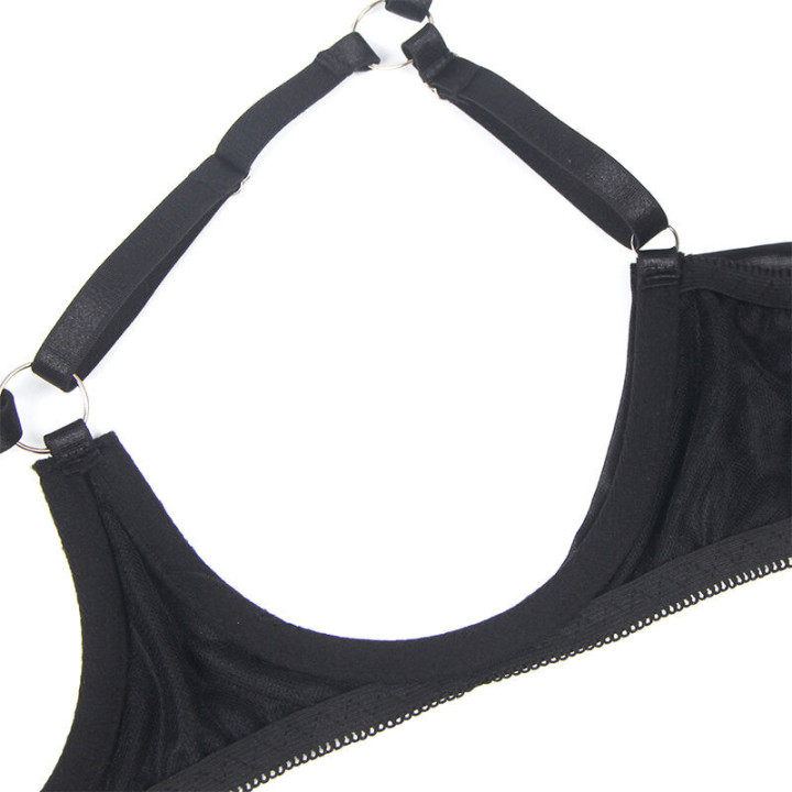 SUBBLIME - 955199 CONJUNTO DE SUTIÃ COM LAÇO PRETO AJUSTÁVEL S/M