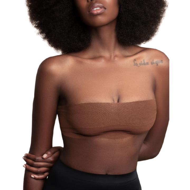 BYE-BRA - BODY TAPE 5 M X 6.5 CM + 3 PARES DE CAPAS DE BICO MARROM