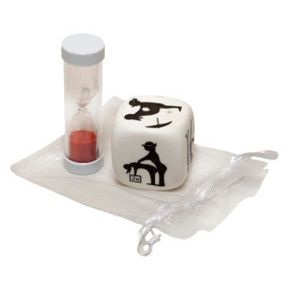 DIABLO PICANTE - JOGO DE DADOS DE POSTURA COM AMPULHETA