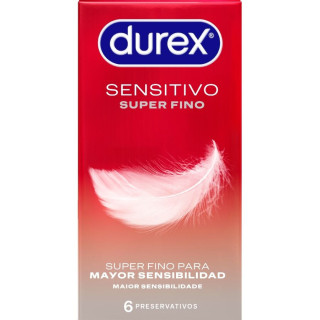 DUREX - SUPER THIN SENSÍVEL 6 UNIDADES