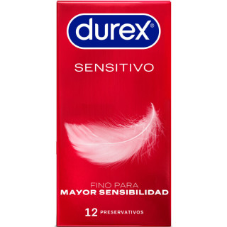 DUREX - PRESERVATIVOS SENSITIVE 12 UNIDADES