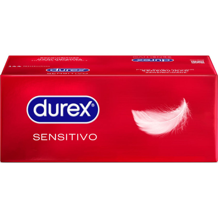 DUREX - PRESERVATIVOS SENSÍVEIS 144 UNIDADES