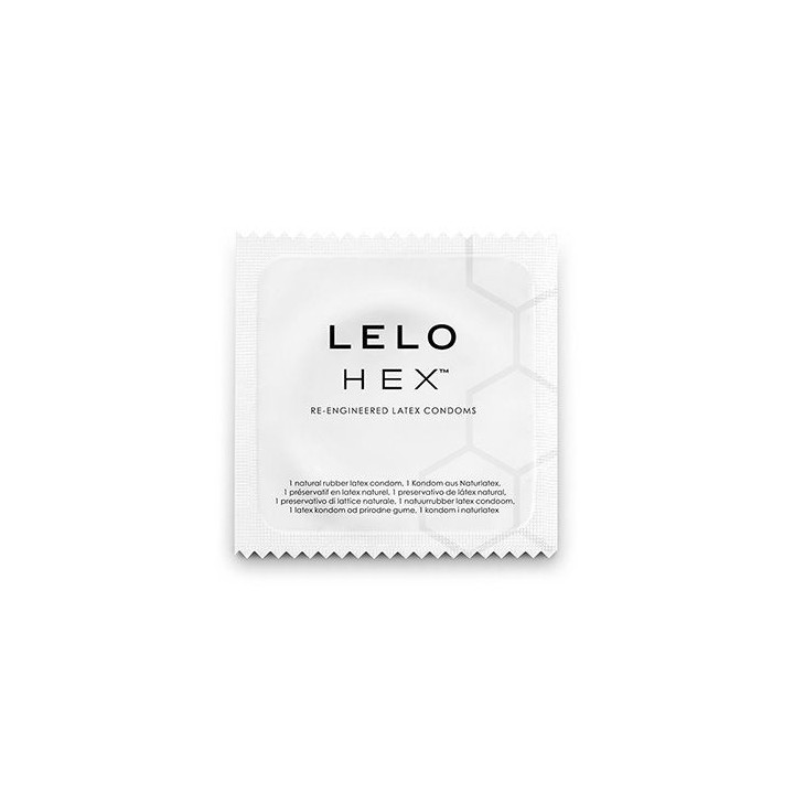 LELO - CAIXA DE PRESERVATIVO HEX 12 UNIDADES