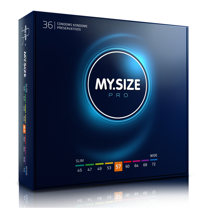 MY SIZE - PRO PRESERVATIVOS 57 MM 36 UNIDADES