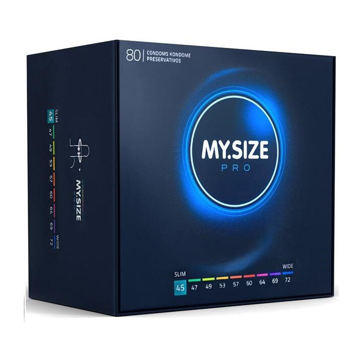 MY SIZE - PRO PRESERVATIVOS 45 MM 80 UNIDADES