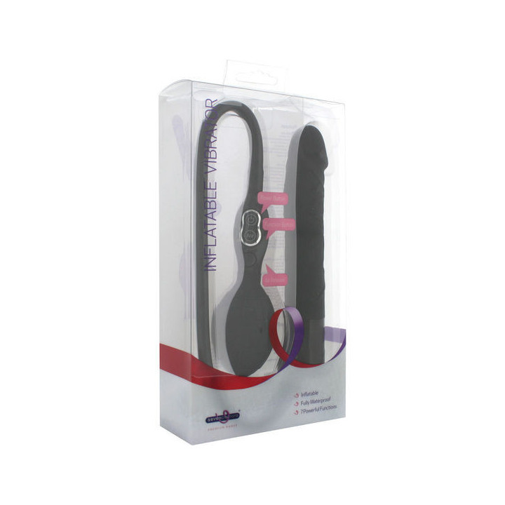 SEVEN CREATIONS - VIBRADOR INFLVEL PRETO