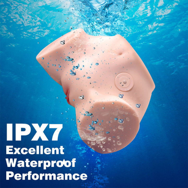 XISE - FENNIE SHAKING MASTURBADOR REALISTA DE VAGINA E ÂNUS MULTIPOSIÇÕES COM VIBRAÇÃO