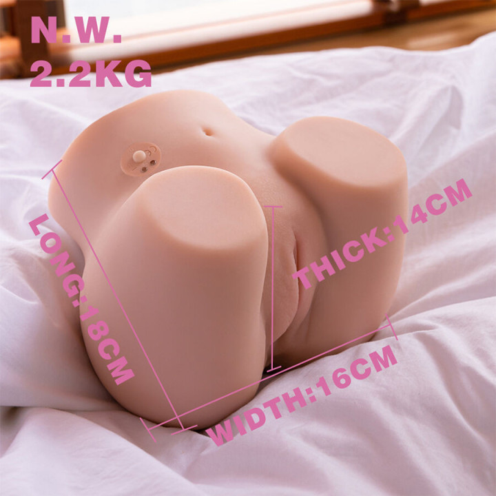 XISE - CONNIE BACK MASTURBADOR VAGINA E ÂNUS REALISTA MULTIPOSIÇÕES COM VIBRAÇÃO