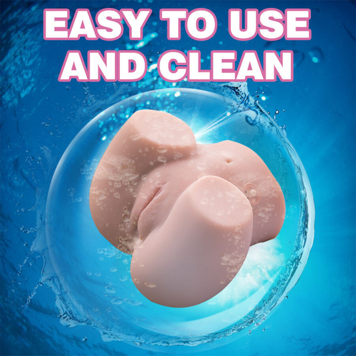 XISE - CONNIE BACK MASTURBADOR VAGINA E ÂNUS REALISTA MULTIPOSIÇÕES COM VIBRAÇÃO