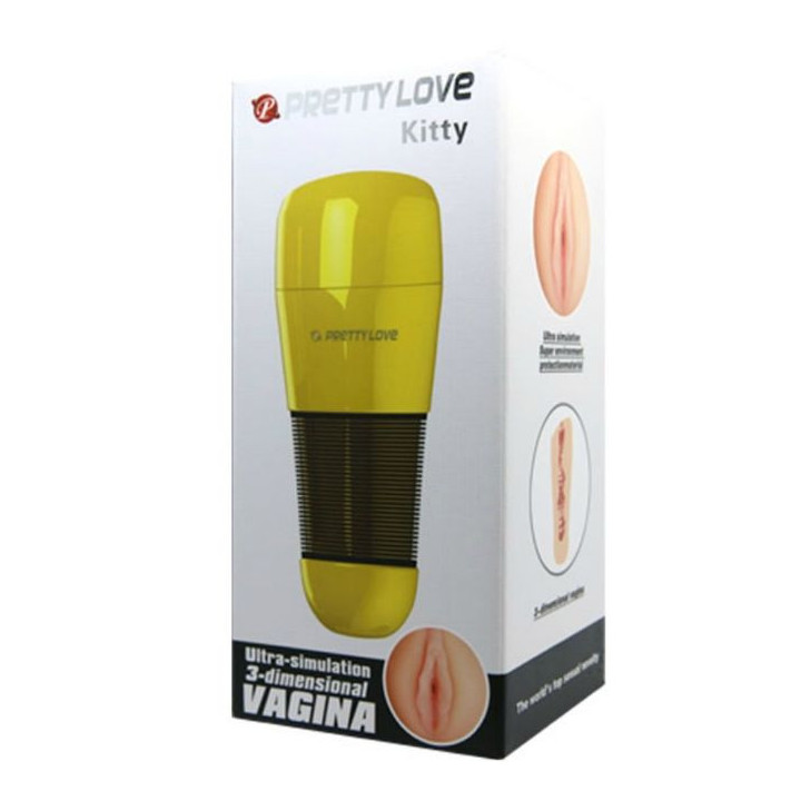 PRETTY LOVE - MASTURBADOR DE VAGINA LOVE KITTY 2