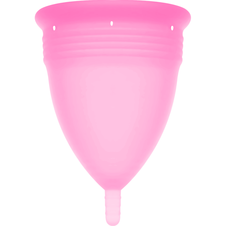 STERCUP - COPO MENSTRUAL DE SILICONE FDA ROSA - TAMANHO L