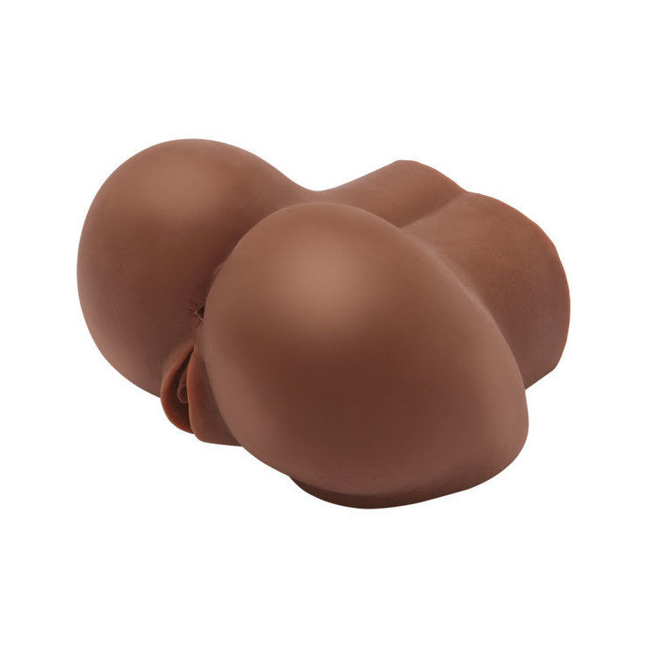 ACT - MASTURBADOR REALÍSTICO BIG ASS COM VIBRADOR MARROM