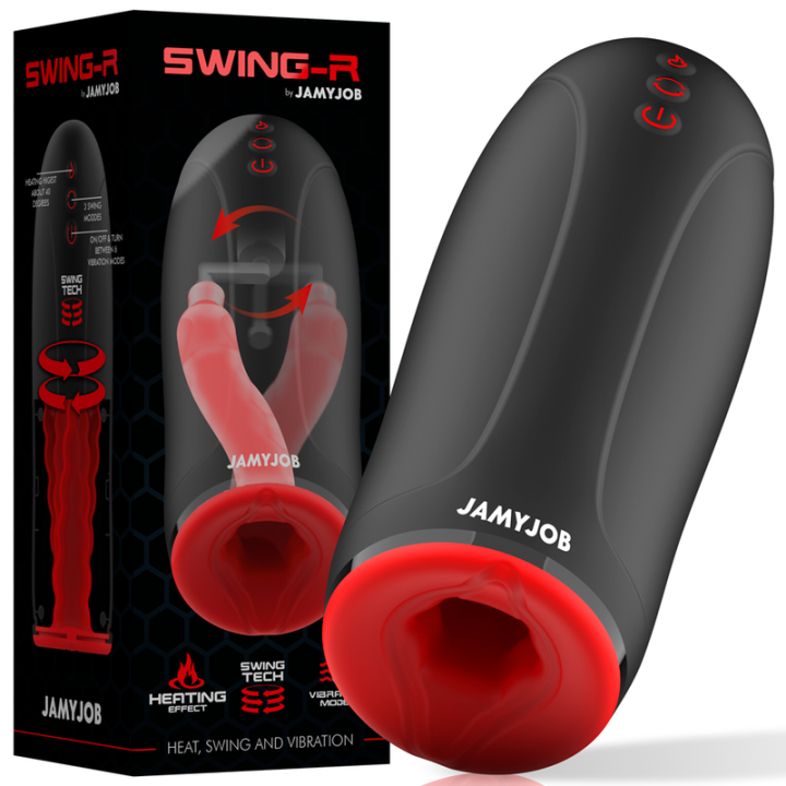 JAMYJOB - EFEITO DE AQUECIMENTO SWING-R. TECNOLOGIA DE SWING E MASTURBADOR DE VIBRAO
