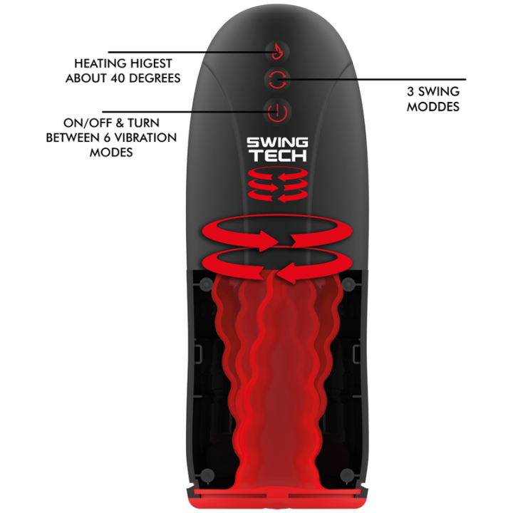 JAMYJOB - EFEITO DE AQUECIMENTO SWING-R. TECNOLOGIA DE SWING E MASTURBADOR DE VIBRAO