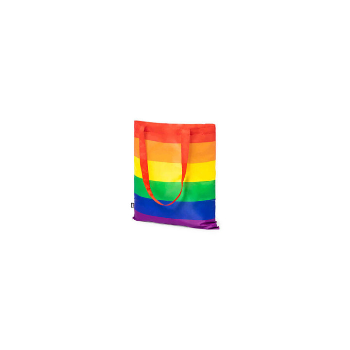 PRIDE - SACOLA TOTE COM BANDEIRA DE ARCO-ÍRIS
