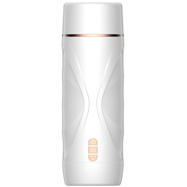 SHEQU - MASTURBADOR VIBRATÓRIO RILEY COM SUCÇÃO