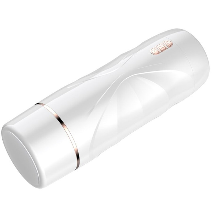 SHEQU - MASTURBADOR VIBRATÓRIO RILEY COM SUCÇÃO