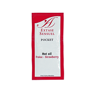 EXTASE SENSUAL - ÓLEO ESTIMULANTE DE MORANGO 10 ML