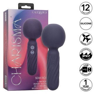 CALEXOTICS - CHARISMA SEDUCTION MASSAGER 12 FUNÇÕES 17.75 CM X 6.25 CM ROXO