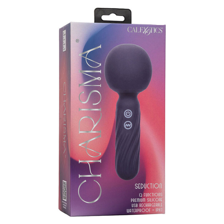 CALEXOTICS - CHARISMA SEDUCTION MASSAGER 12 FUNÇÕES 17.75 CM X 6.25 CM ROXO
