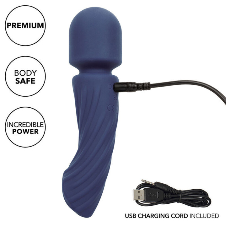 CALEXOTICS - CHARISMA ALLURE MASSAGER DUAL MOTORS 12 FUNÇÕES 17.25 CM X 4.5 CM ROXO