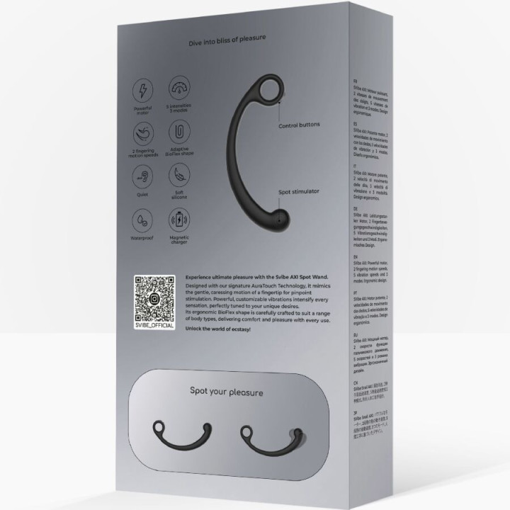 SNAIL VIBE - AXI VIBRADOR DE MASSAGEM PRETO