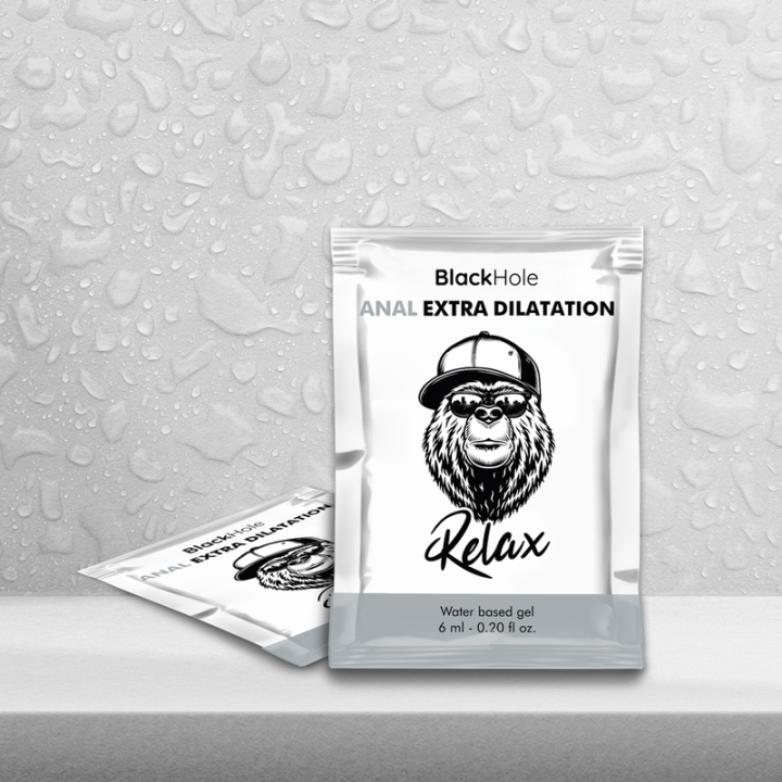 BLACK HOLE - GEL À BASE DE ÁGUA EXTRA DILATAÇÃO 6 ML DOSE ÚNICA