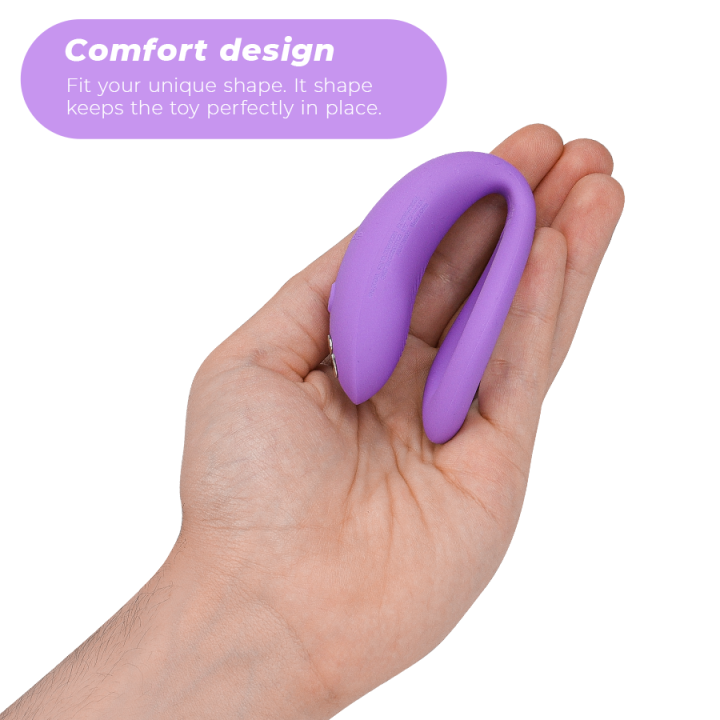 WE-VIBE - SYNC O VIBRADOR FLEXÍVEL CONTROLE REMOTO VIOLETA