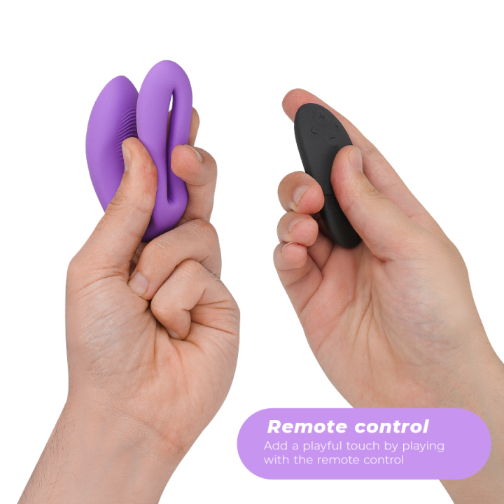 WE-VIBE - SYNC O VIBRADOR FLEXÍVEL CONTROLE REMOTO VIOLETA