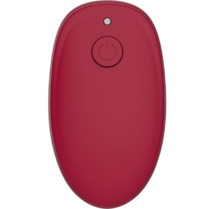 SNAIL VIBE - GIZI DUO ESTIMULADOR DE CASAIS COM CONTROLE REMOTO BURGUNDY