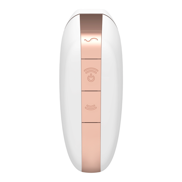 SATISFYER - ESTIMULADOR E VIBRADOR LOVE TRIANGLE BRANCO