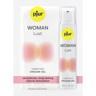 PJUR - GEL VIBRATÓRIO WOMAN LUST DOSE ÚNICA PARA ORGASMO 1.5 ML